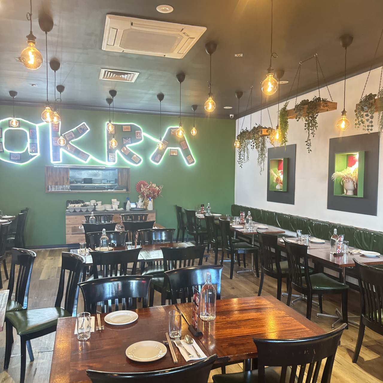 Okra restaurant front